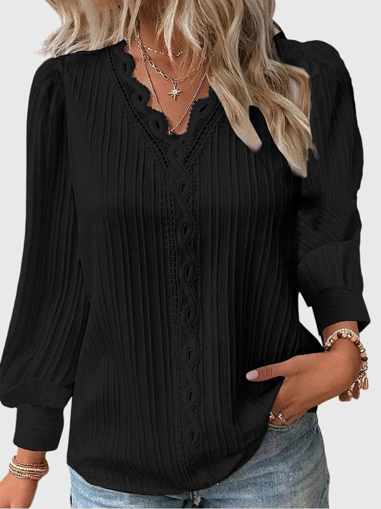 Andrea™ | Elegant Pullover Bluse