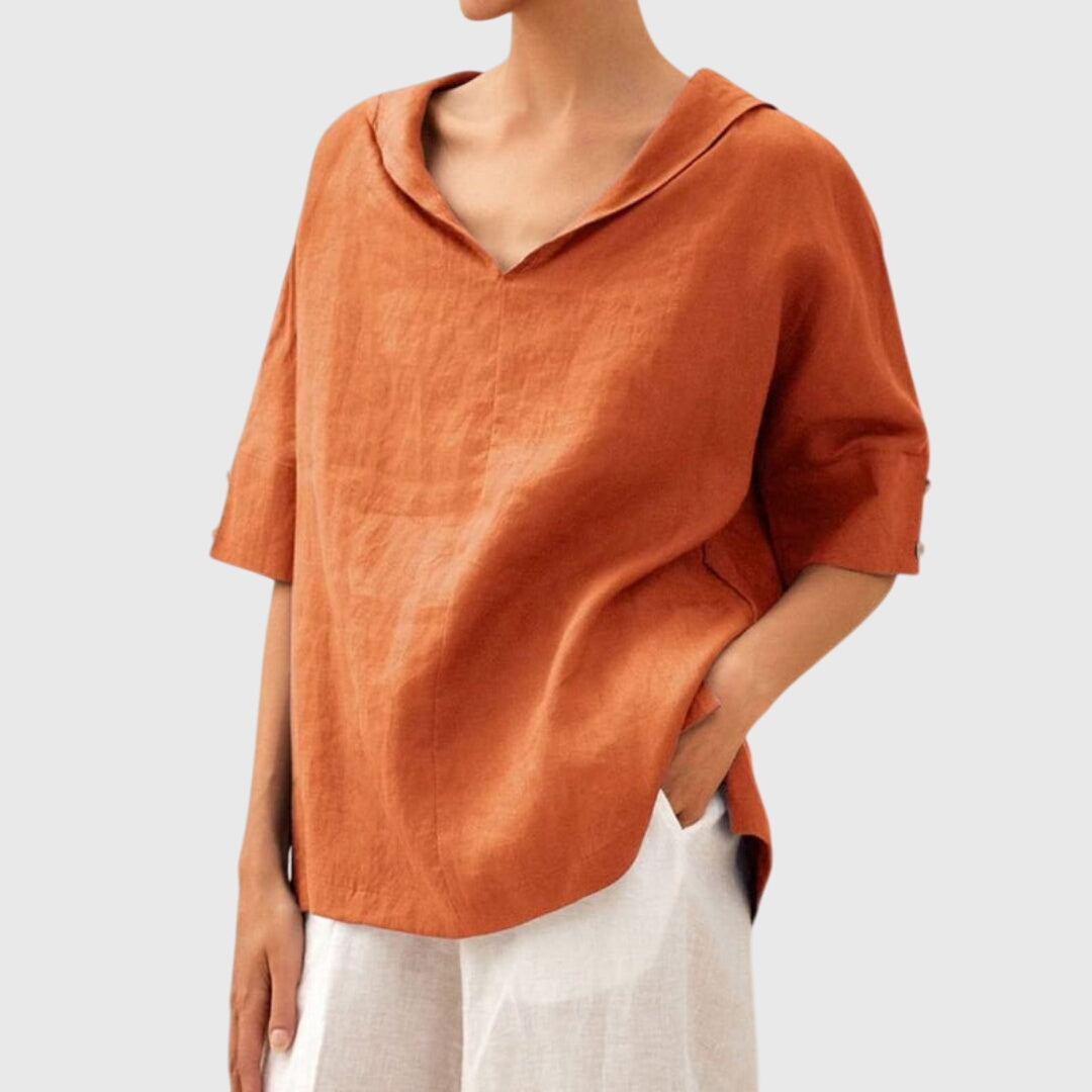 Joanna™ | Casual Løs-Fit Bluse