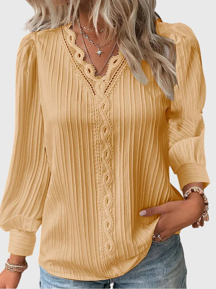 Andrea™ | Elegant Pullover Bluse