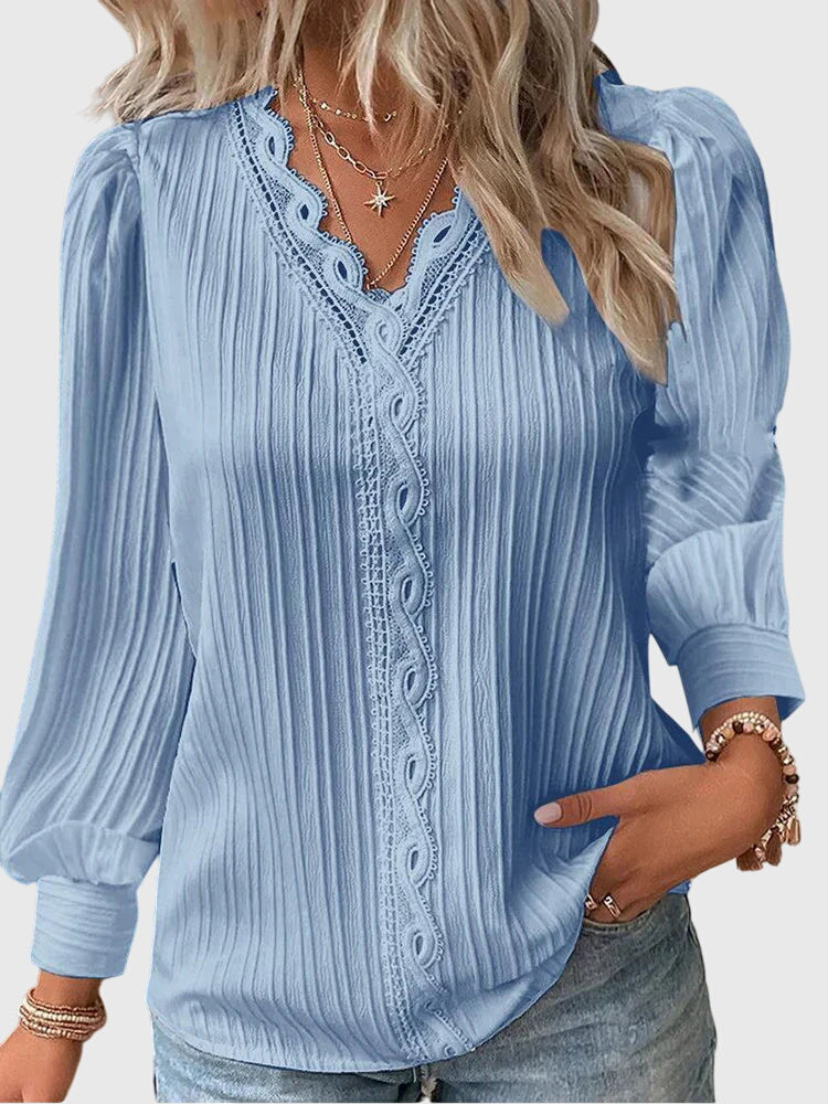 Andrea™ | Elegant Pullover Bluse