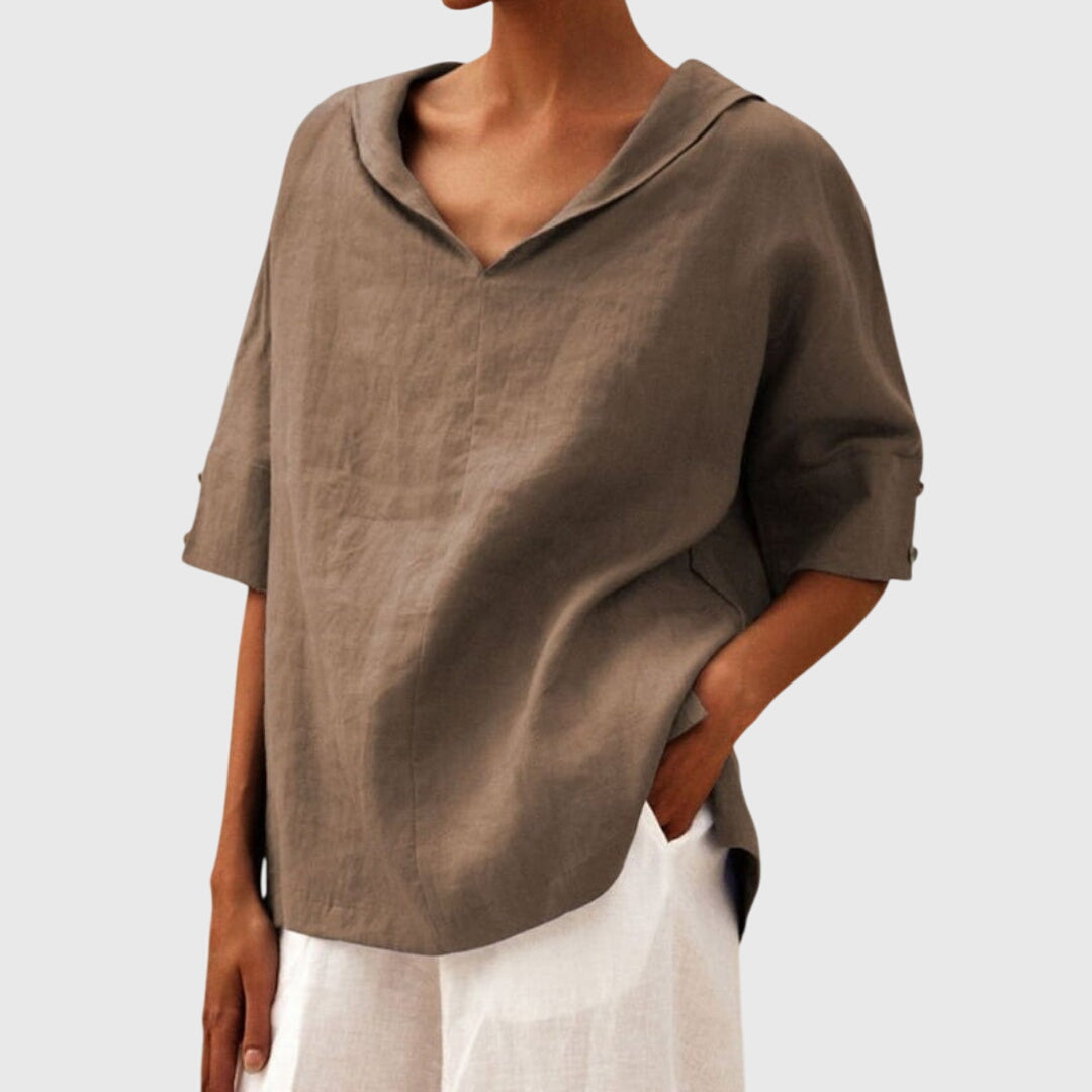 Joanna™ | Casual Løs-Fit Bluse