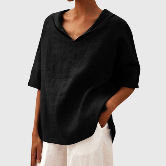 Joanna™ | Casual Løs-Fit Bluse