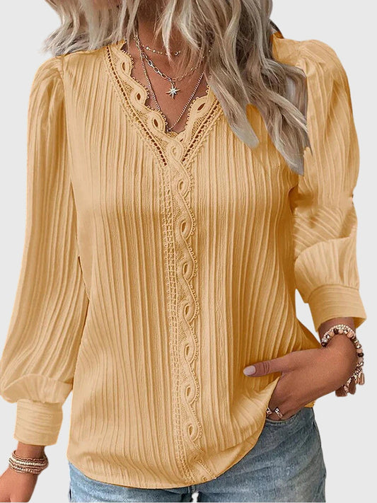 Andrea™ | Elegant Pullover Bluse